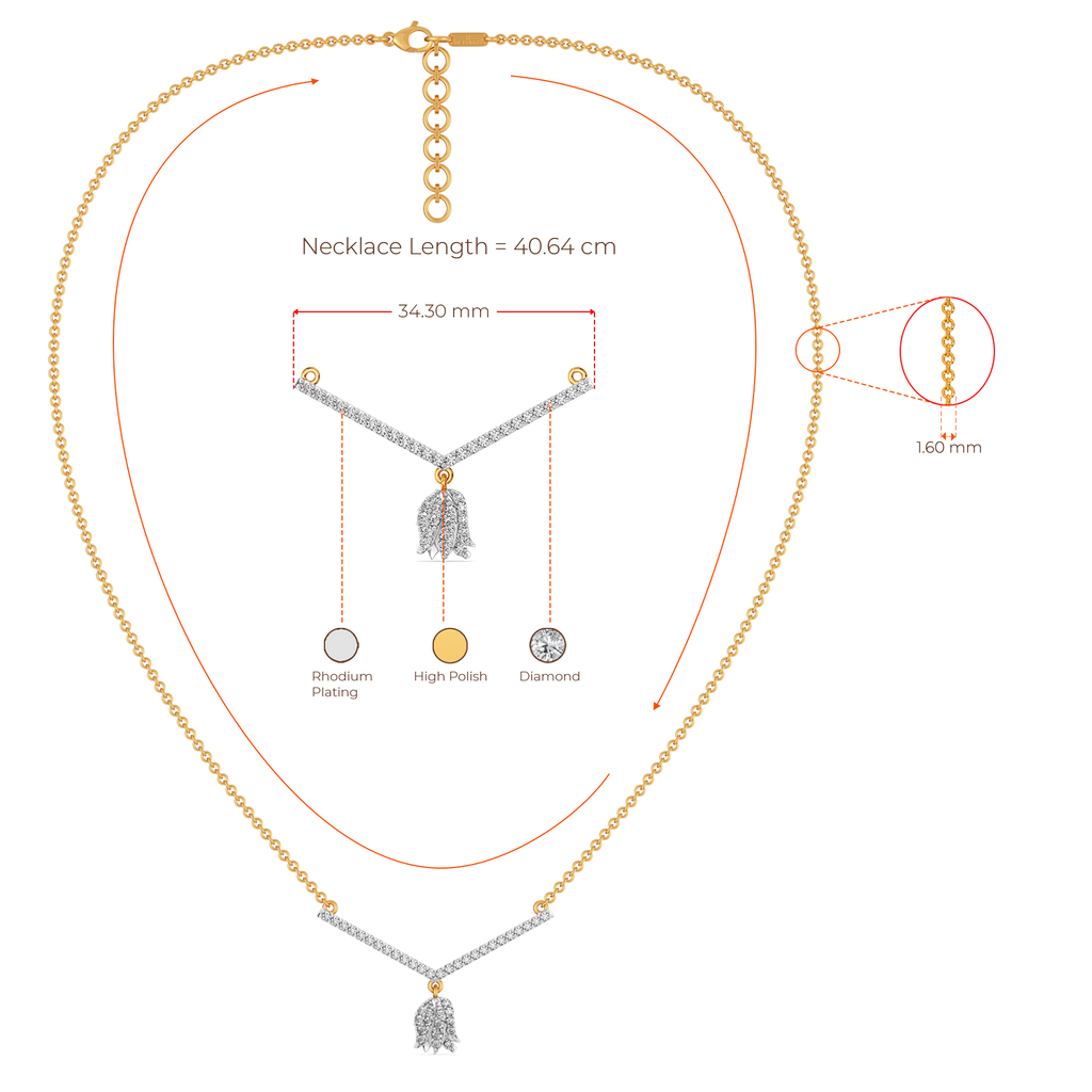 Bloom Verse Diamond Necklaces