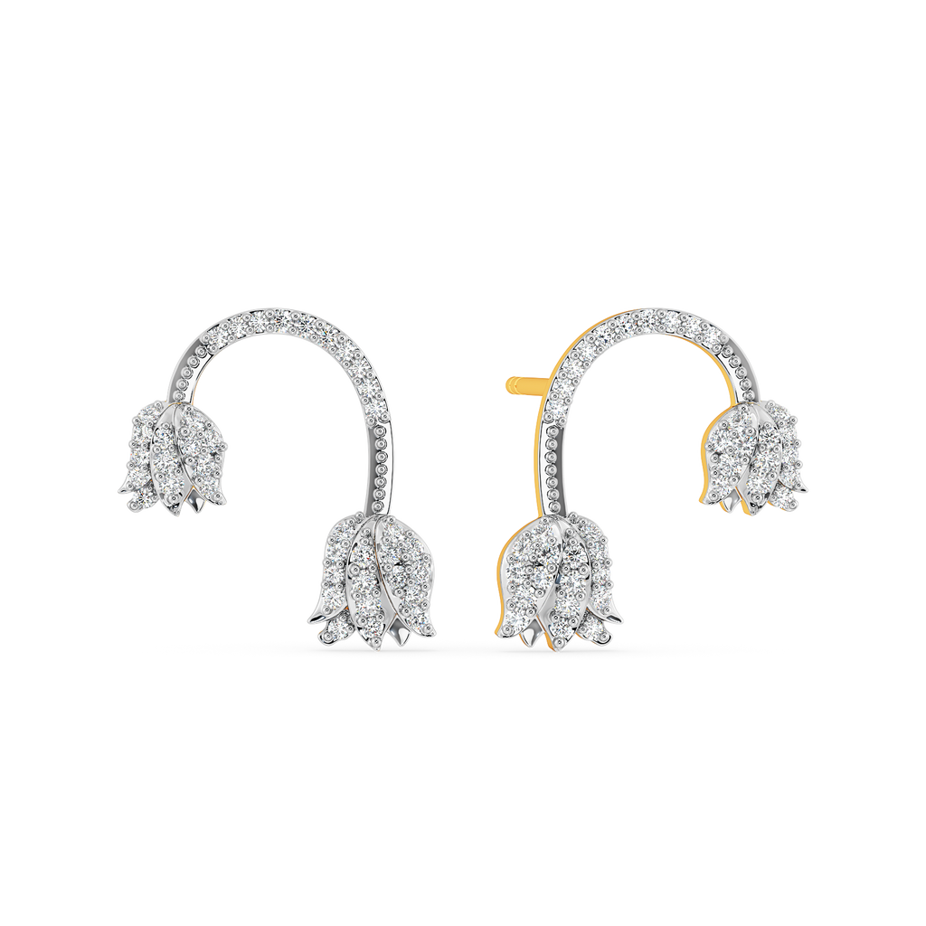 Bloom Verse Diamond Earrings
