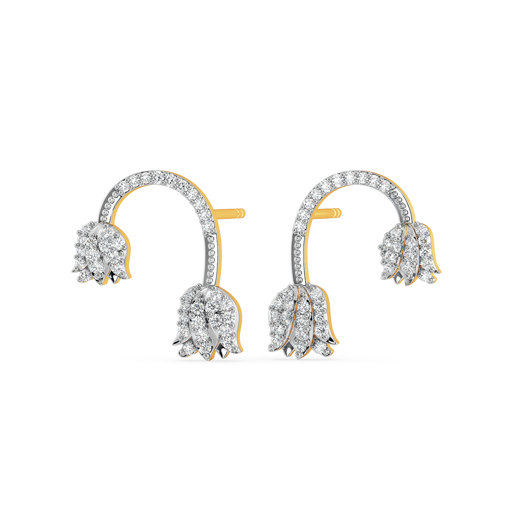 Bloom Verse Diamond Earrings