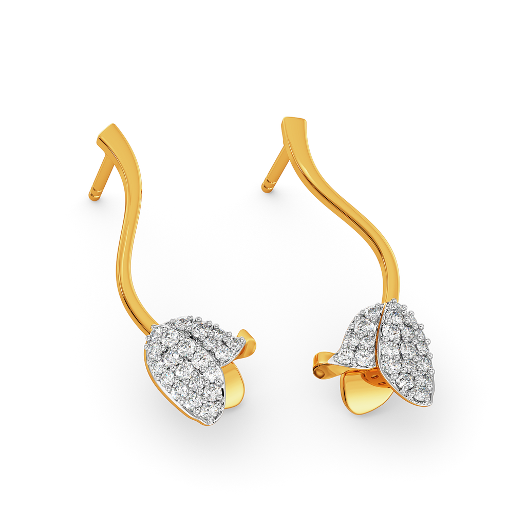 Whispering Secrets Diamond Earrings