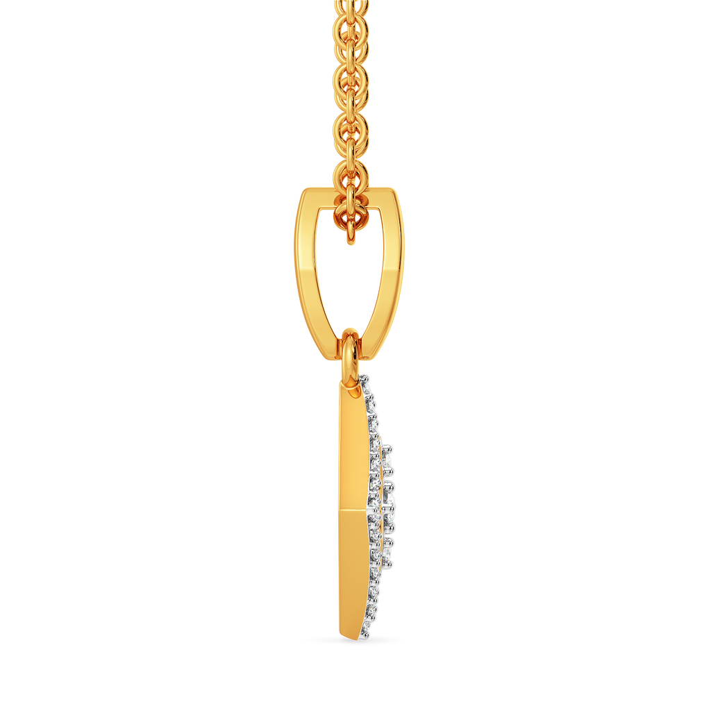 Retro Chequers Diamond Pendants