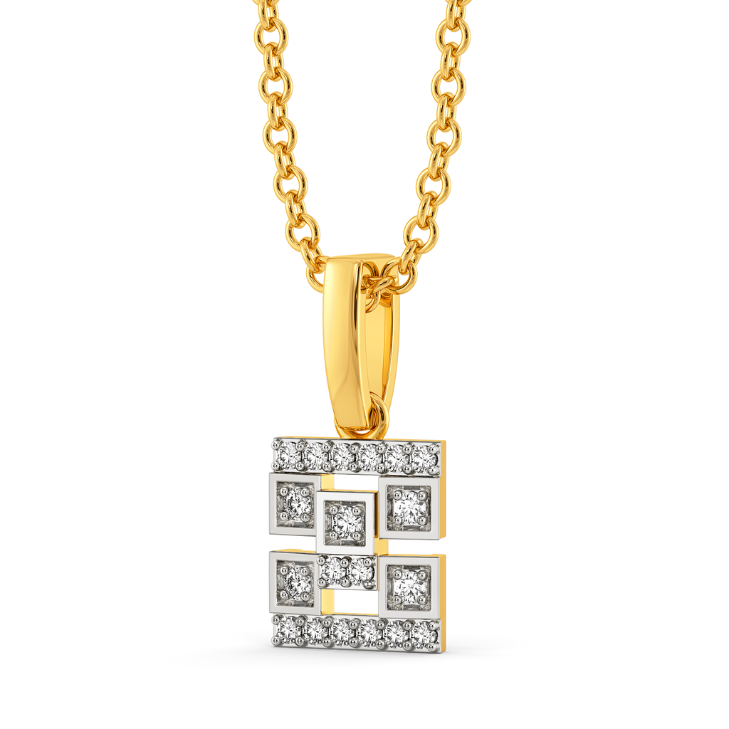 Retro Modern Diamond Pendants
