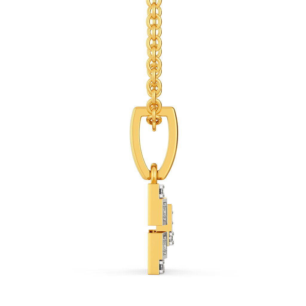 Retro Modern Diamond Pendants