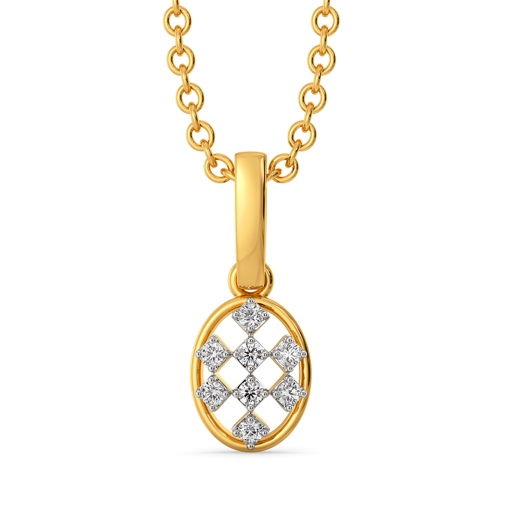 Redefining Checks Diamond Pendants