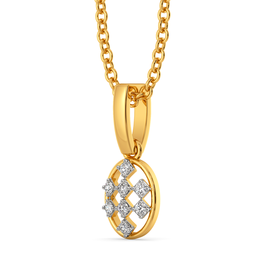 Redefining Checks Diamond Pendants