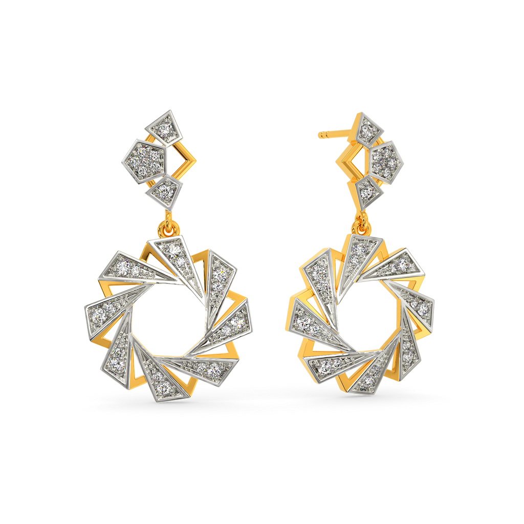 Corporate Sleek Diamond Earrings