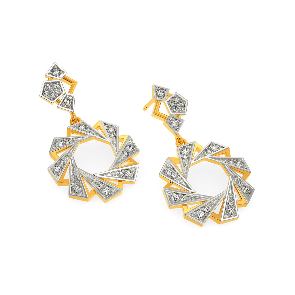 Corporate Sleek Diamond Earrings