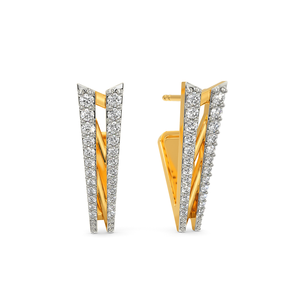 In Corp Land Diamond Earrings