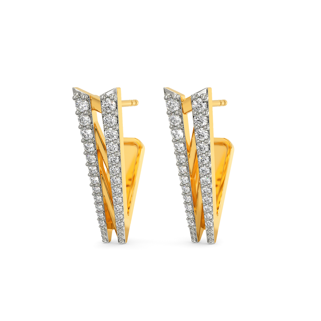 In Corp Land Diamond Earrings