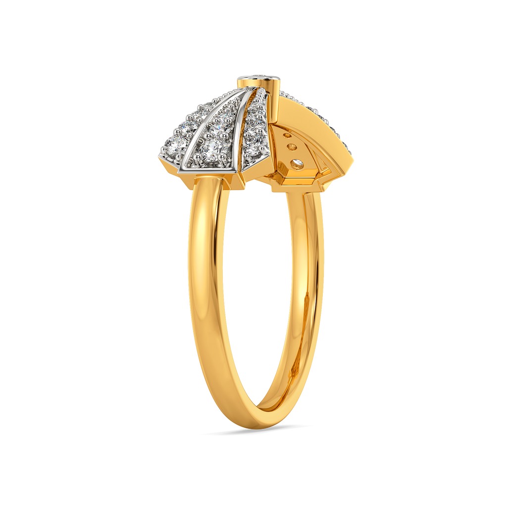 Pleat Appeal Diamond Rings