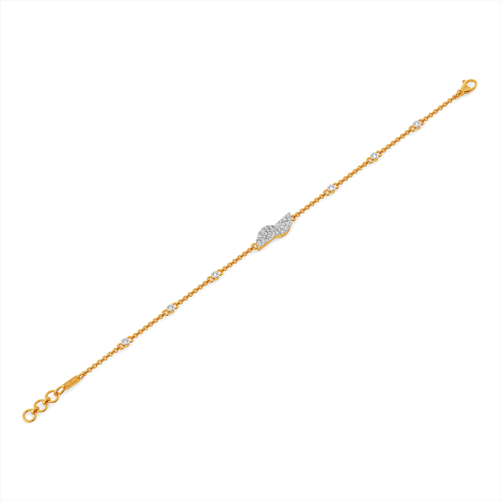 Dramatic Pleats Diamond Bracelets