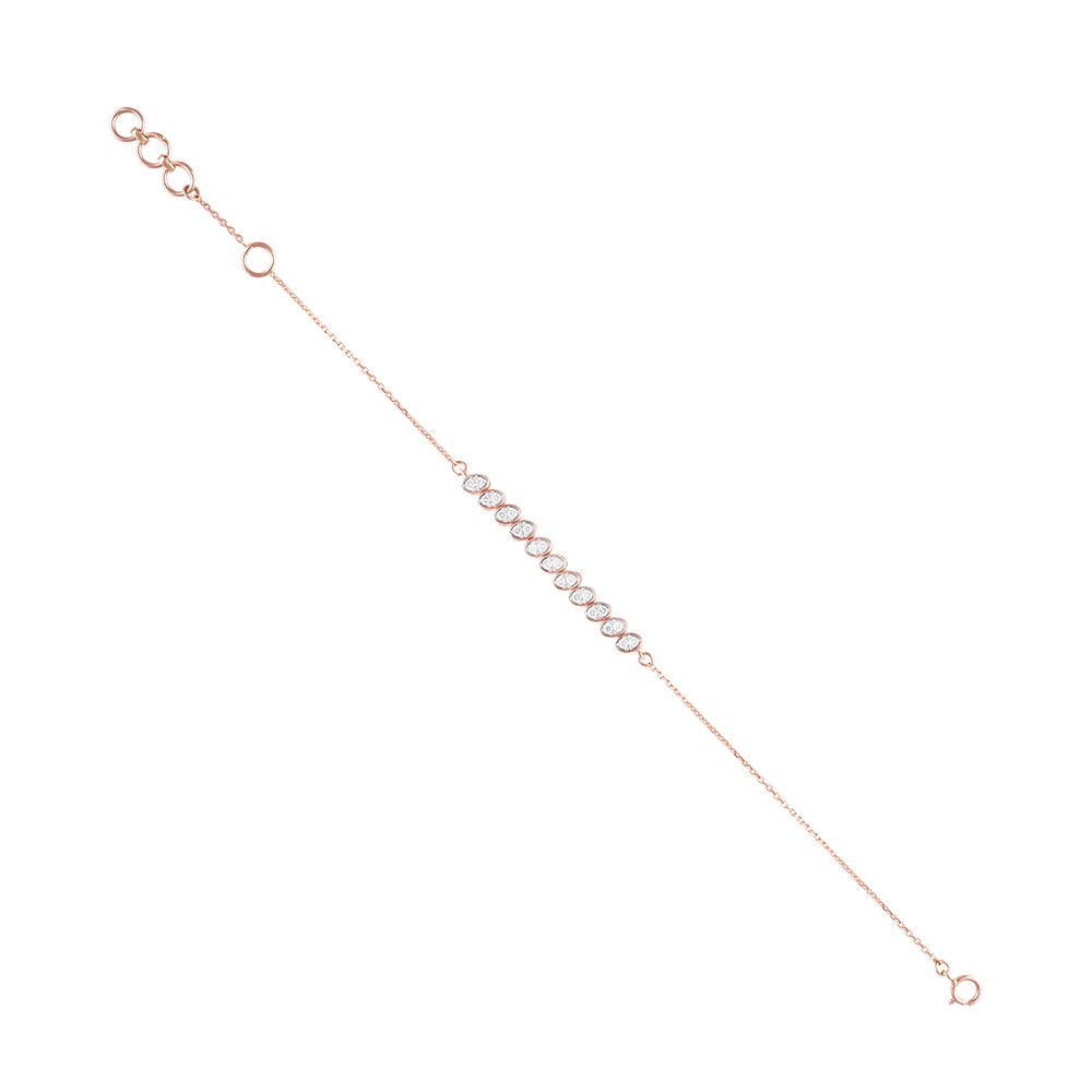 Dusky Rose Diamond Bracelet