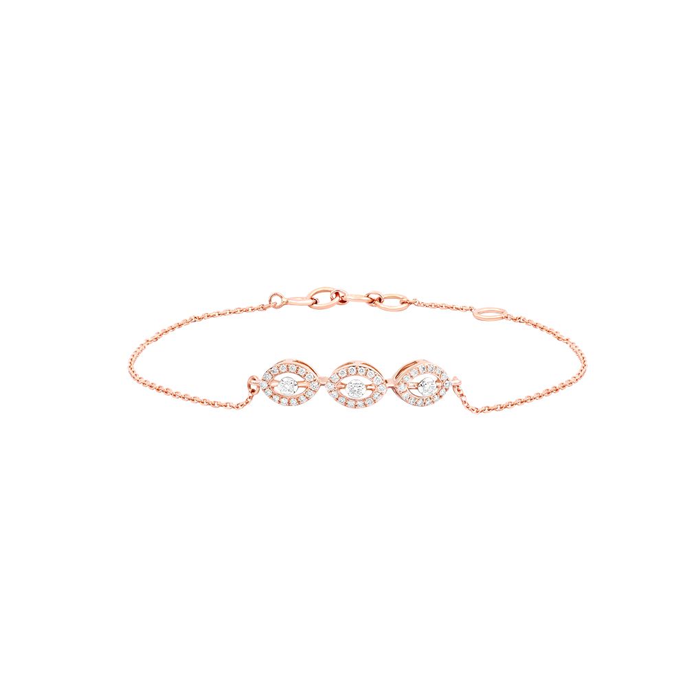 Evil Eye Diamond Chain Bracelet