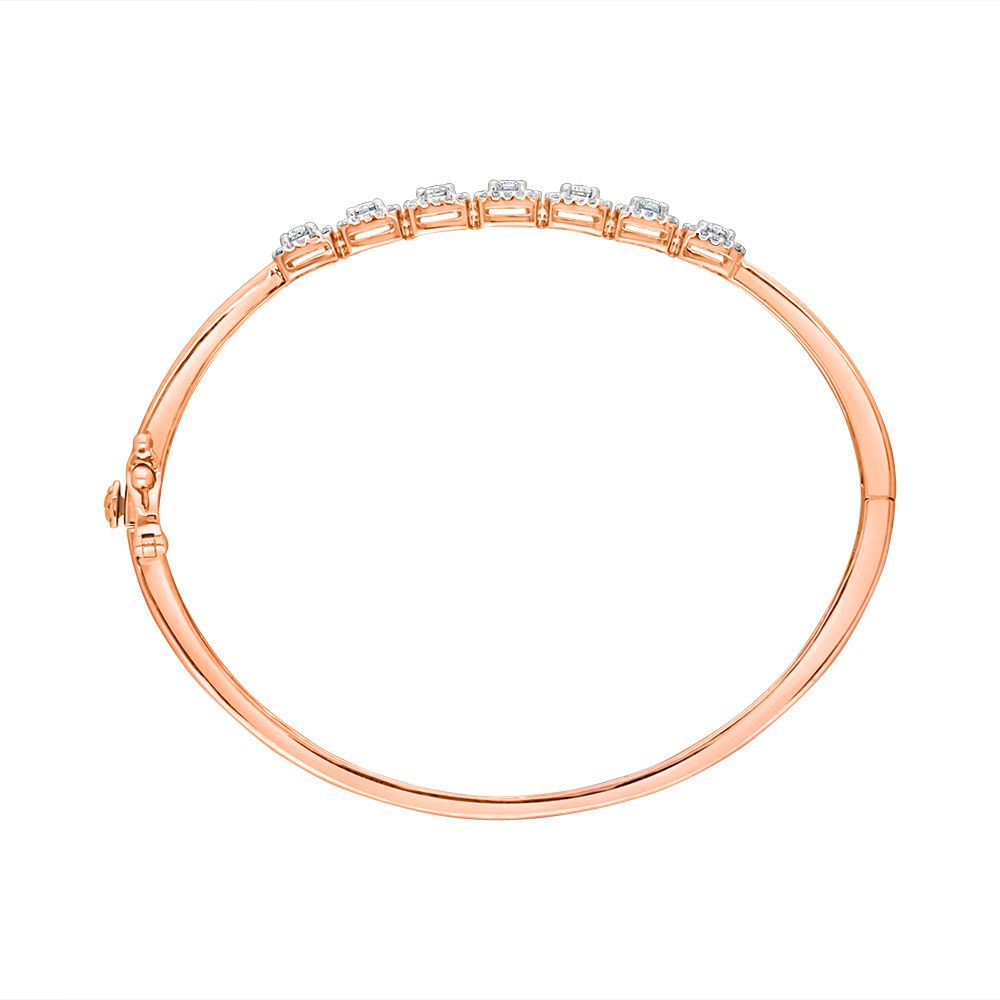 Spangled Rose Gold and Diamond Bracelet