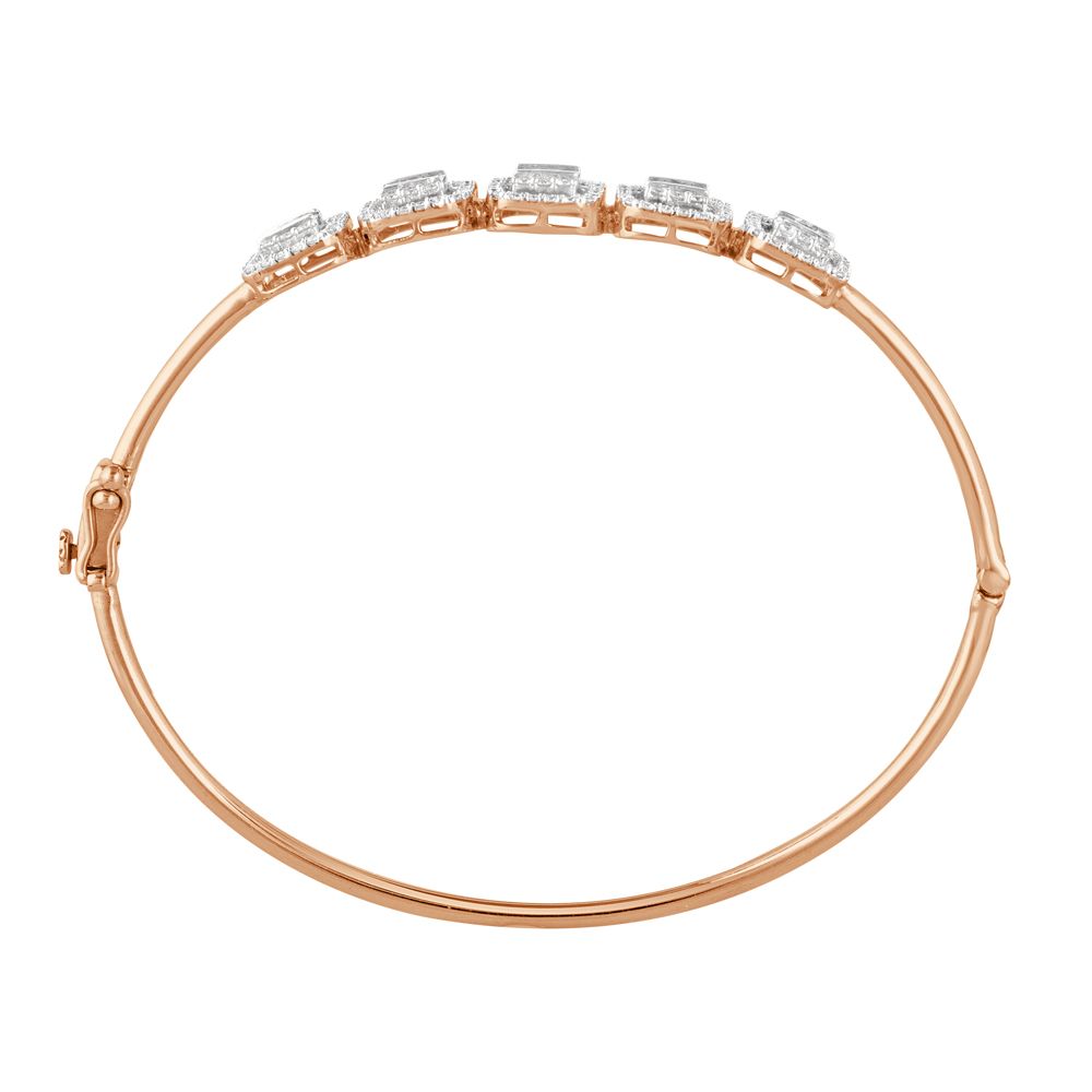 Classic Bracelet in Diamonds and Rose Gold
