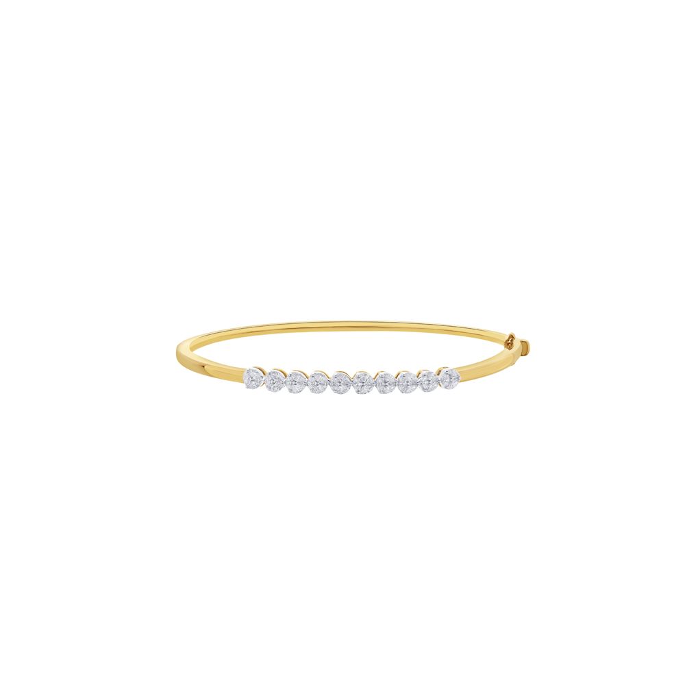 Enigmatic Gold and Diamond Bracelet