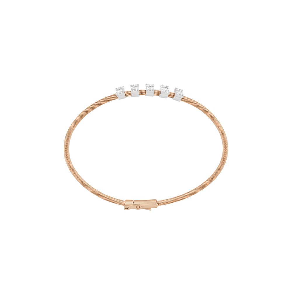 Contemporary Square Cluster Diamond Bracelet