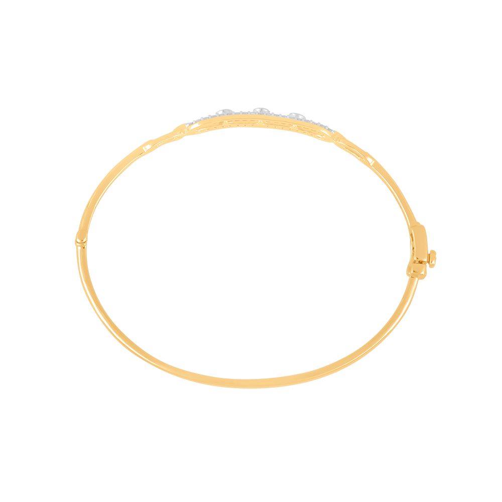 Casual Chainlink Design Diamond Bracelet