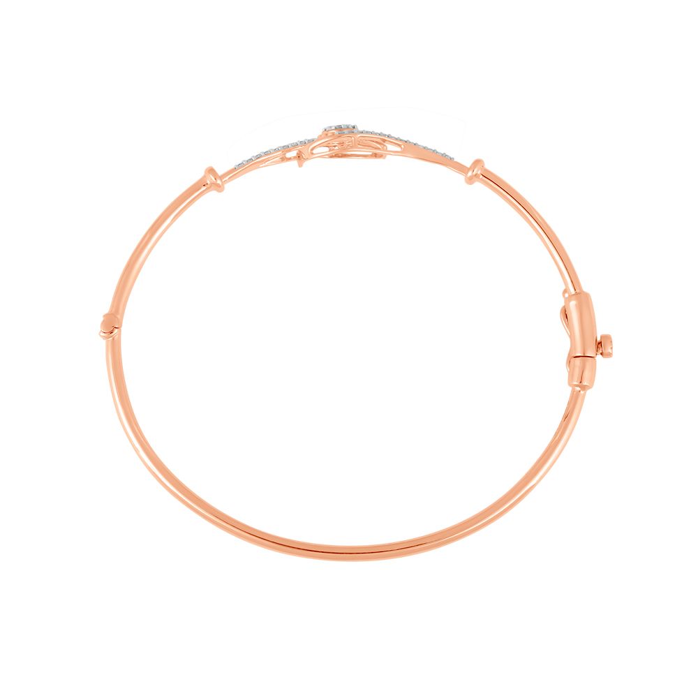 Eye Design Rose Gold and Diamond Bracelet
