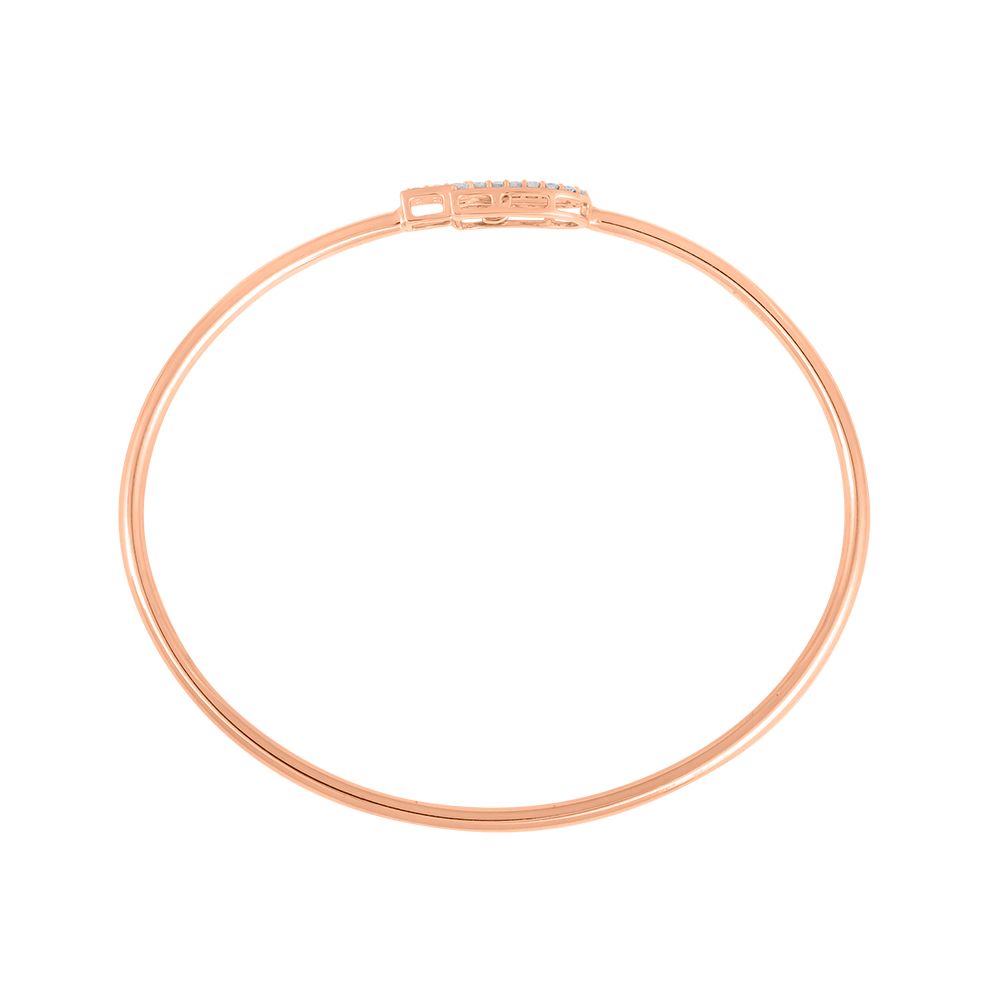 Stylish Prong Design Diamond Bracelet