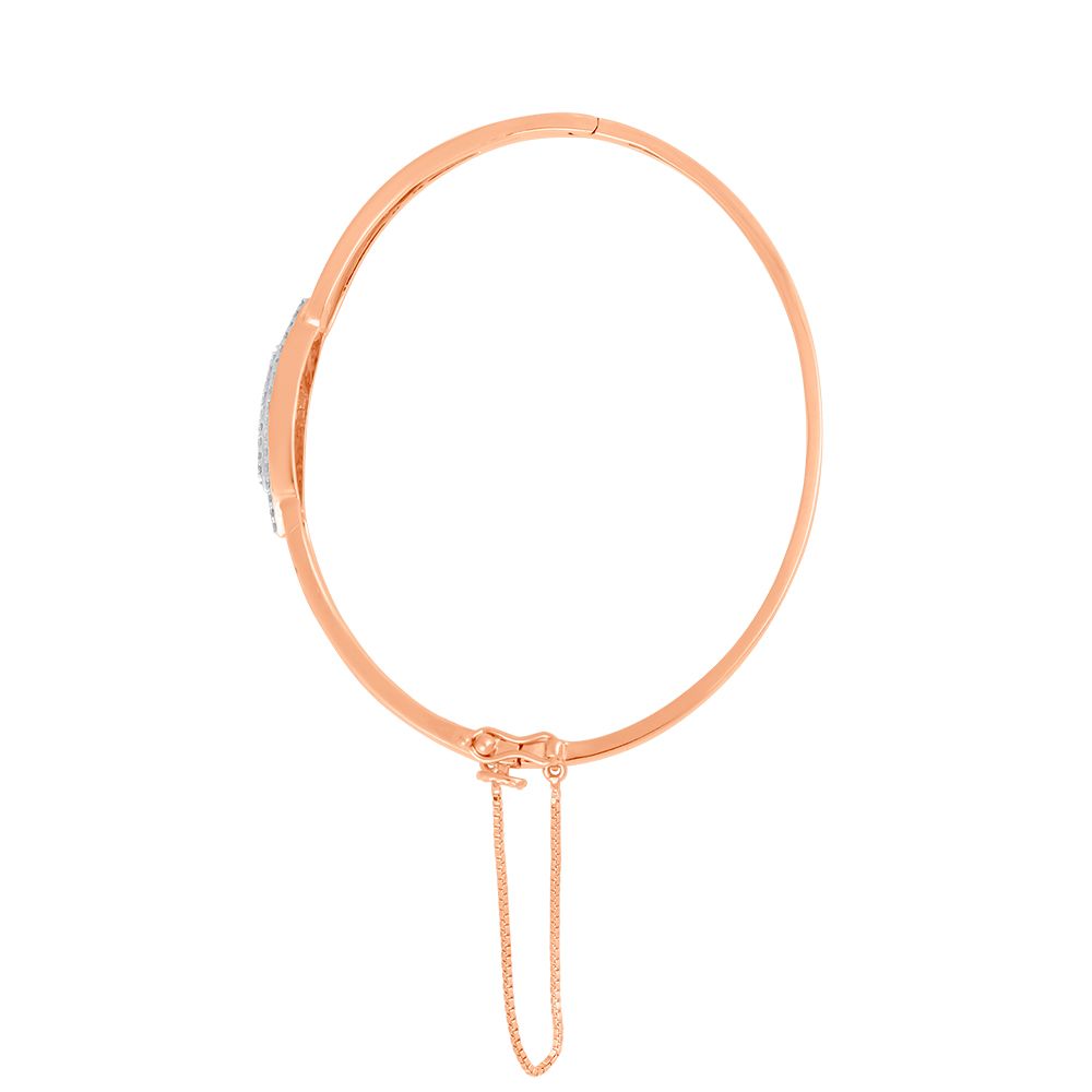 Elaborate Rose Gold and Diamond Bracelet