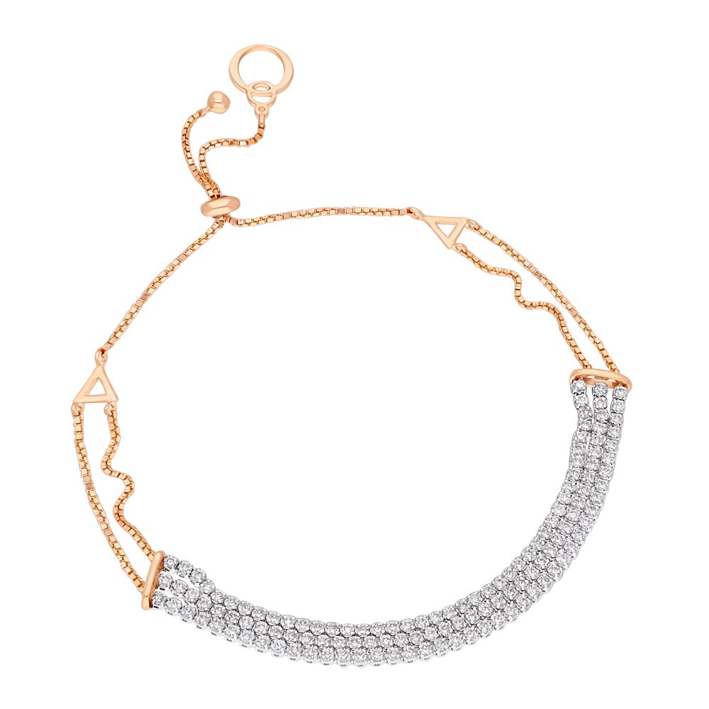 Sparkling Desired Bracelet in Rose Gold