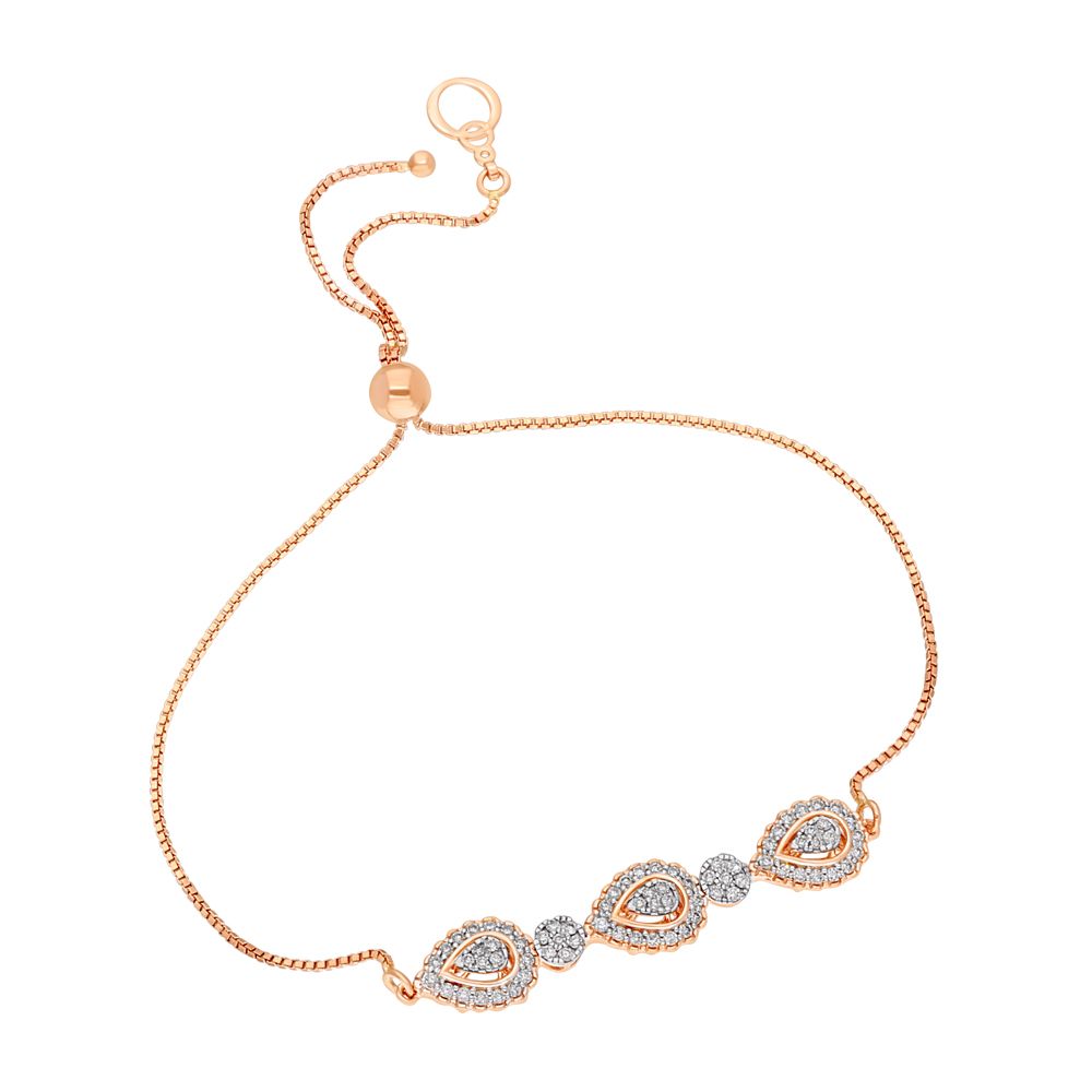 Classic Astra Bracelet in Diamonds and Rose Gold