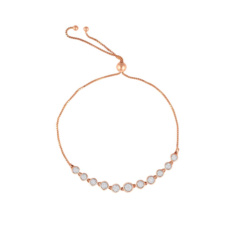 Beautiful Geometric Design Diamond Bracelet