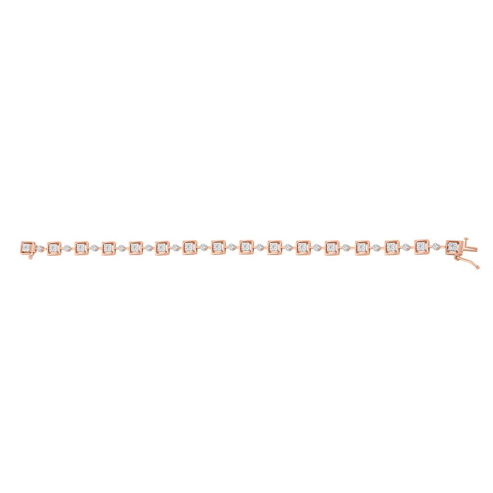 Enchanting Rose Gold Composite Women Bracelet