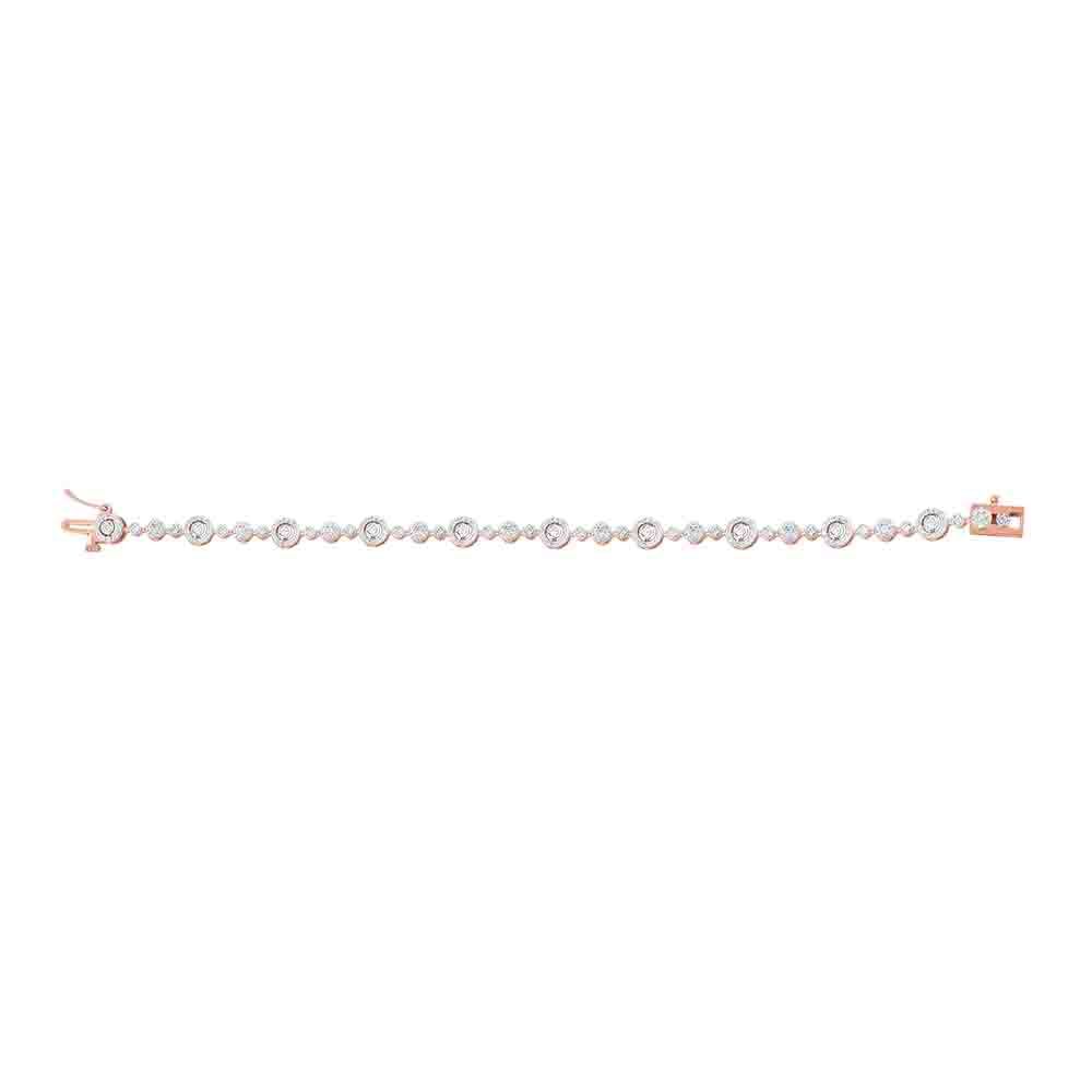 Magnificent Rose Gold Composite Women Bracelet