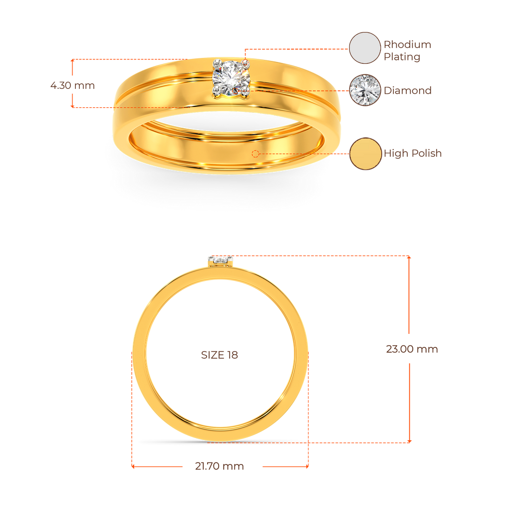 You Are Mine Diamond Rings For Men