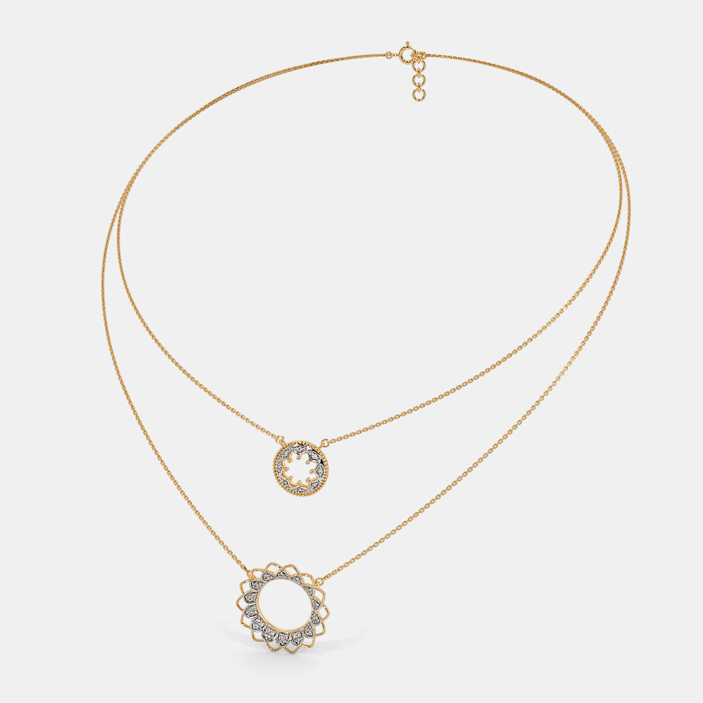 The Circle Around Petal Necklace