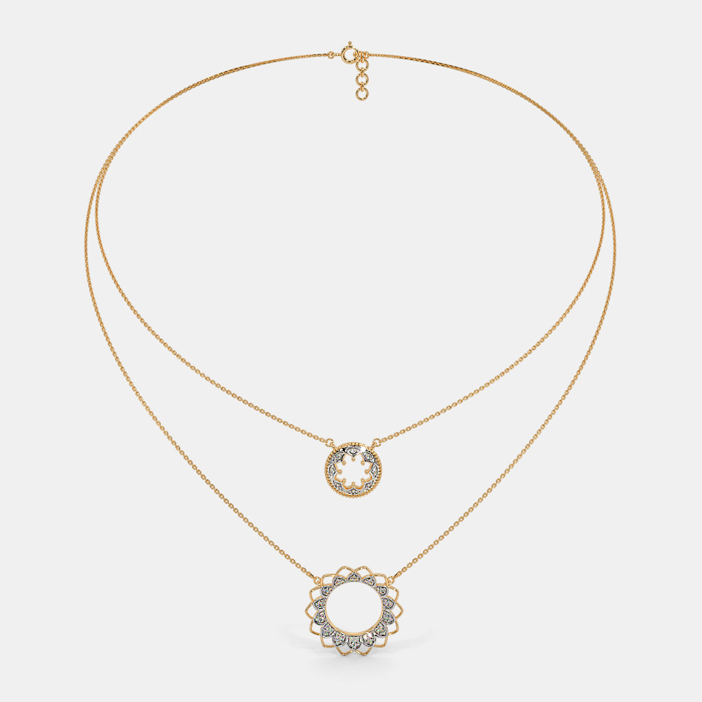 The Circle Around Petal Necklace