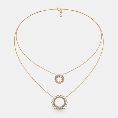 The Circle Around Petal Necklace