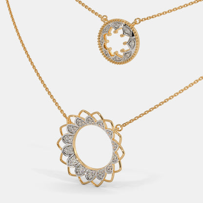 The Circle Around Petal Necklace
