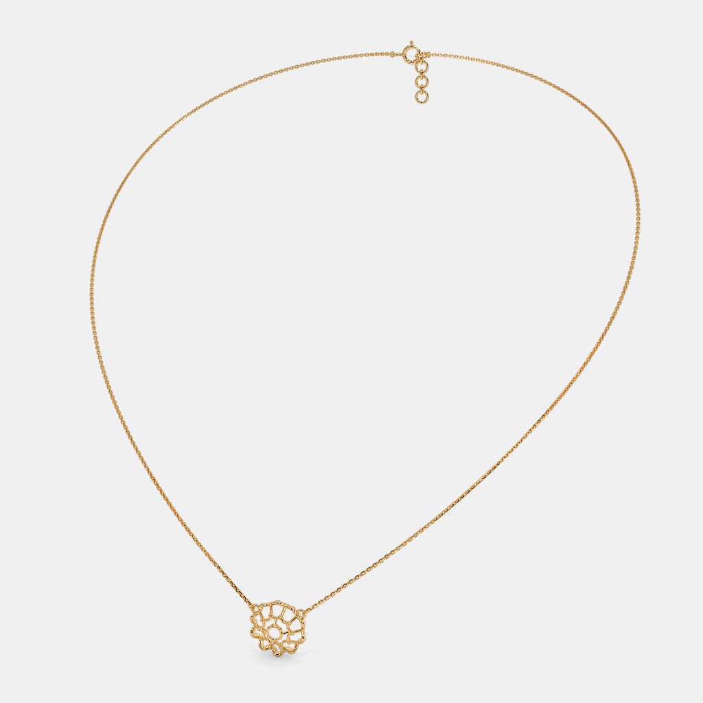 The Smoth Ripple Pendant Necklace