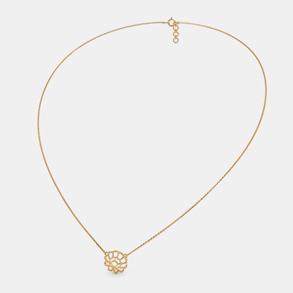 The Smoth Ripple Pendant Necklace