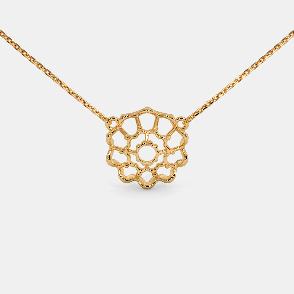 The Smoth Ripple Pendant Necklace