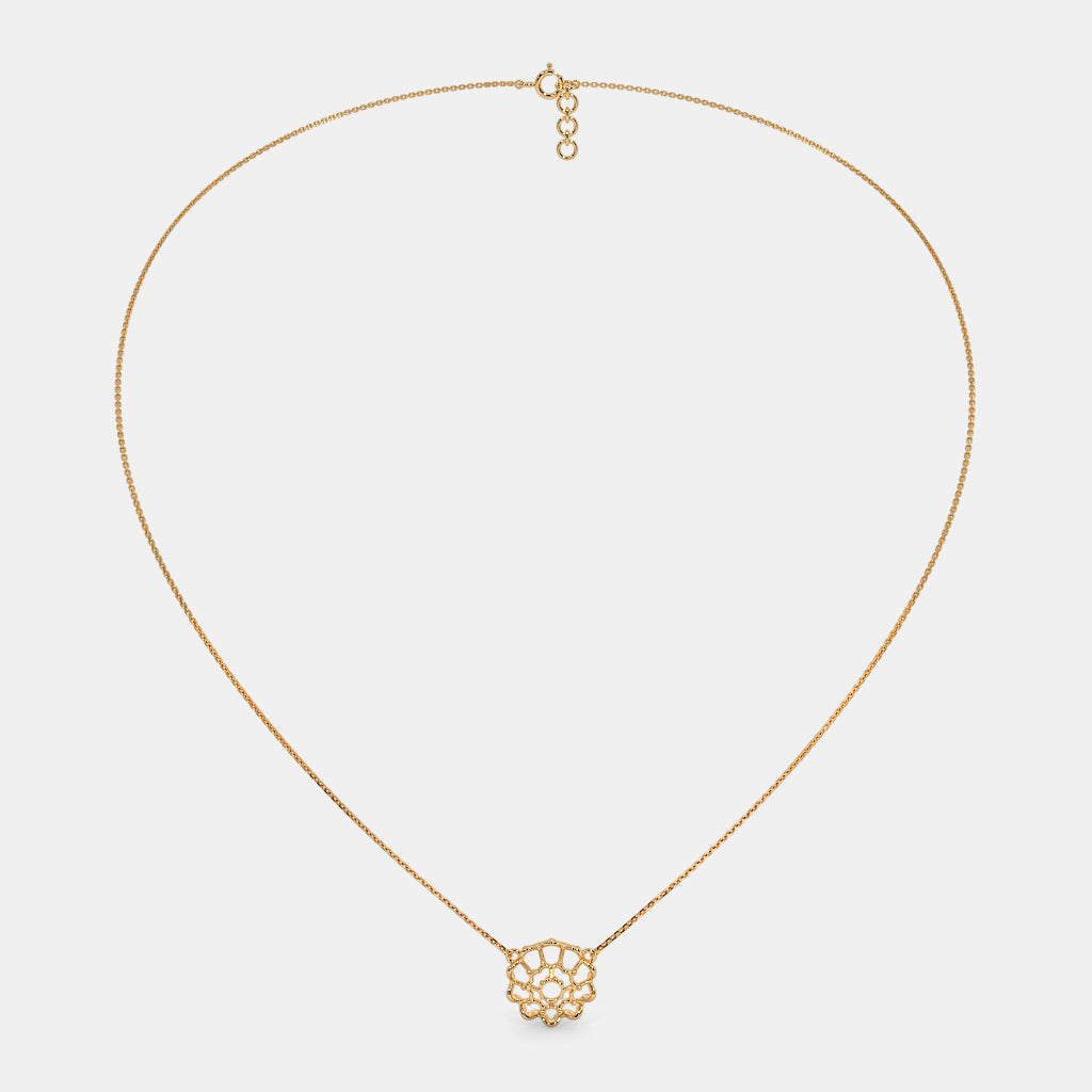 The Smoth Ripple Pendant Necklace