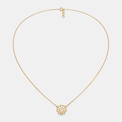 The Smoth Ripple Pendant Necklace