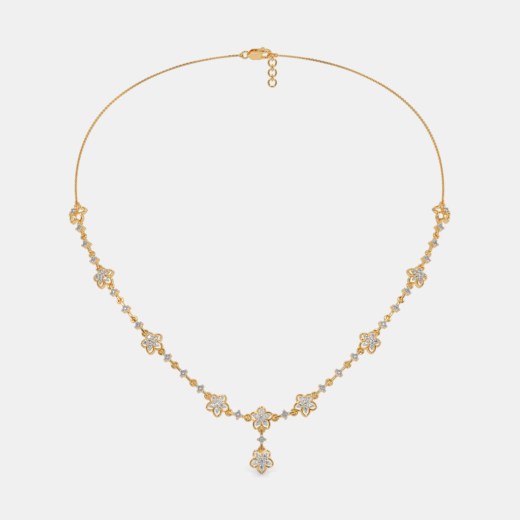 The Tie Up Flower Princess Necklace