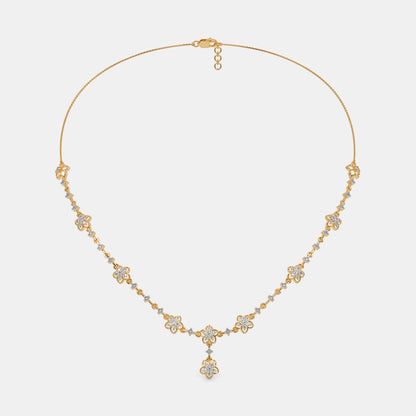 The Tie Up Flower Princess Necklace