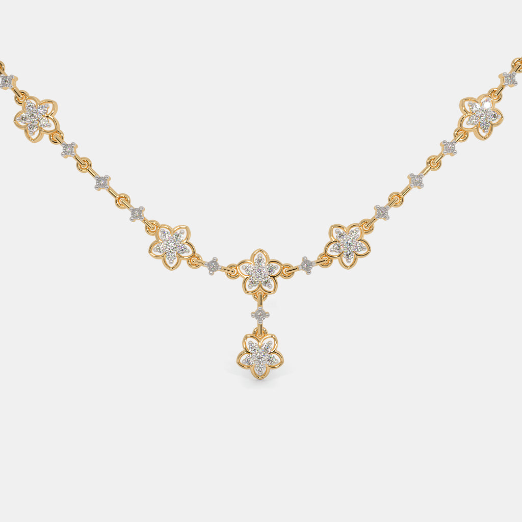 The Tie Up Flower Princess Necklace