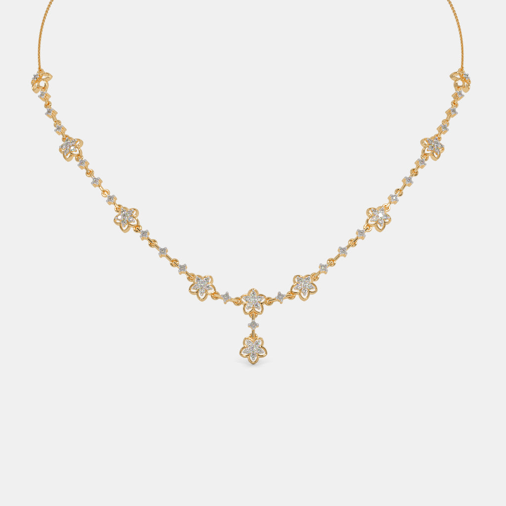 The Tie Up Flower Princess Necklace