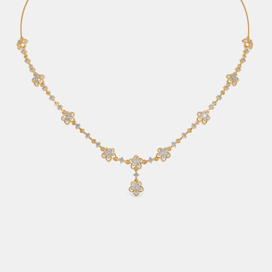 The Tie Up Flower Princess Necklace