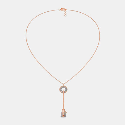 The Abrina Lock Necklace