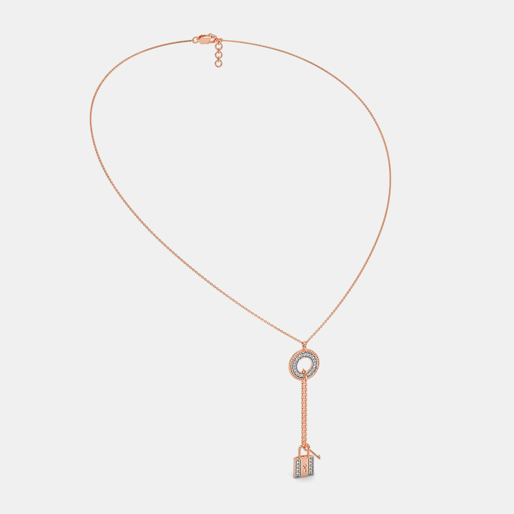 The Abrina Lock Necklace
