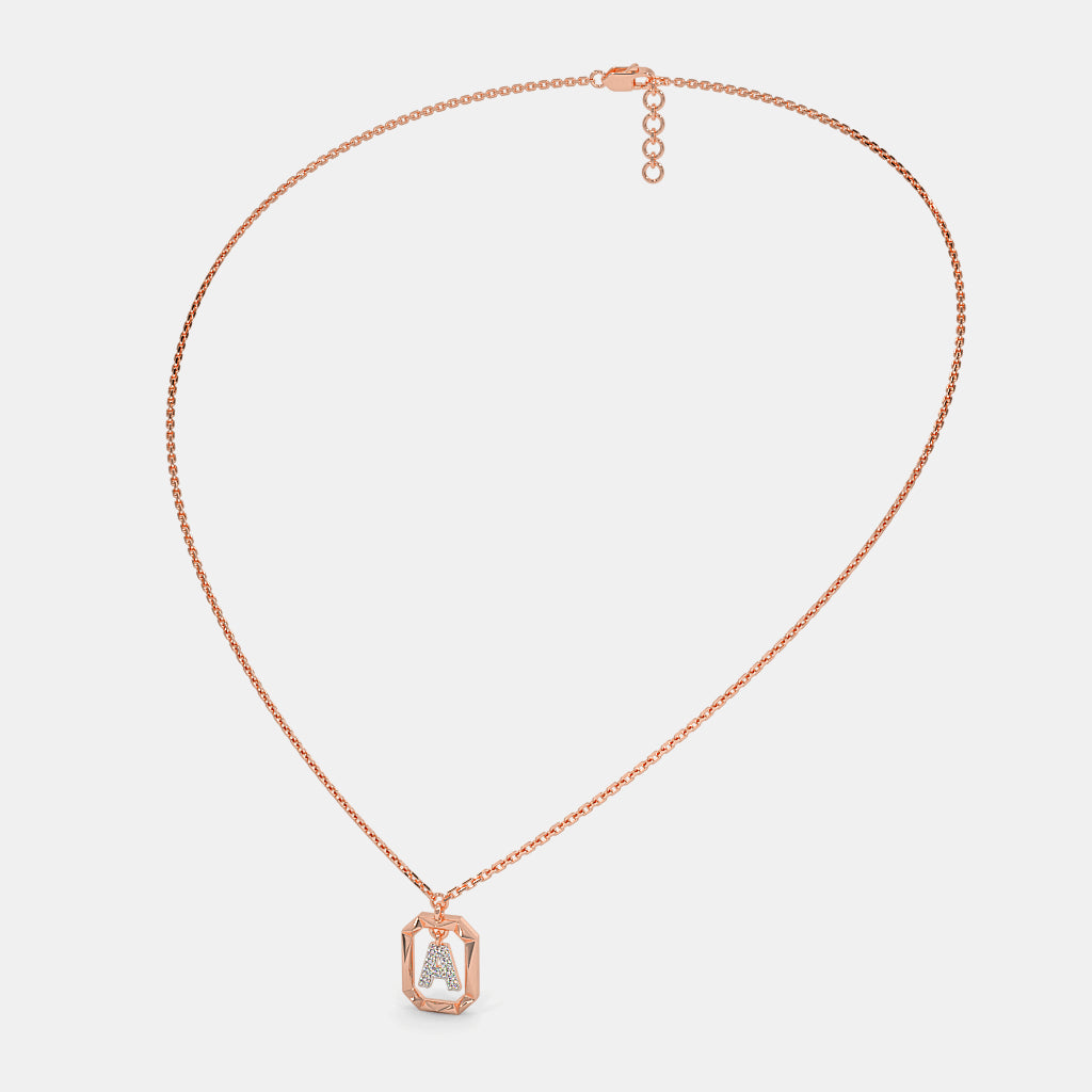 The Swiing A Initial Necklace