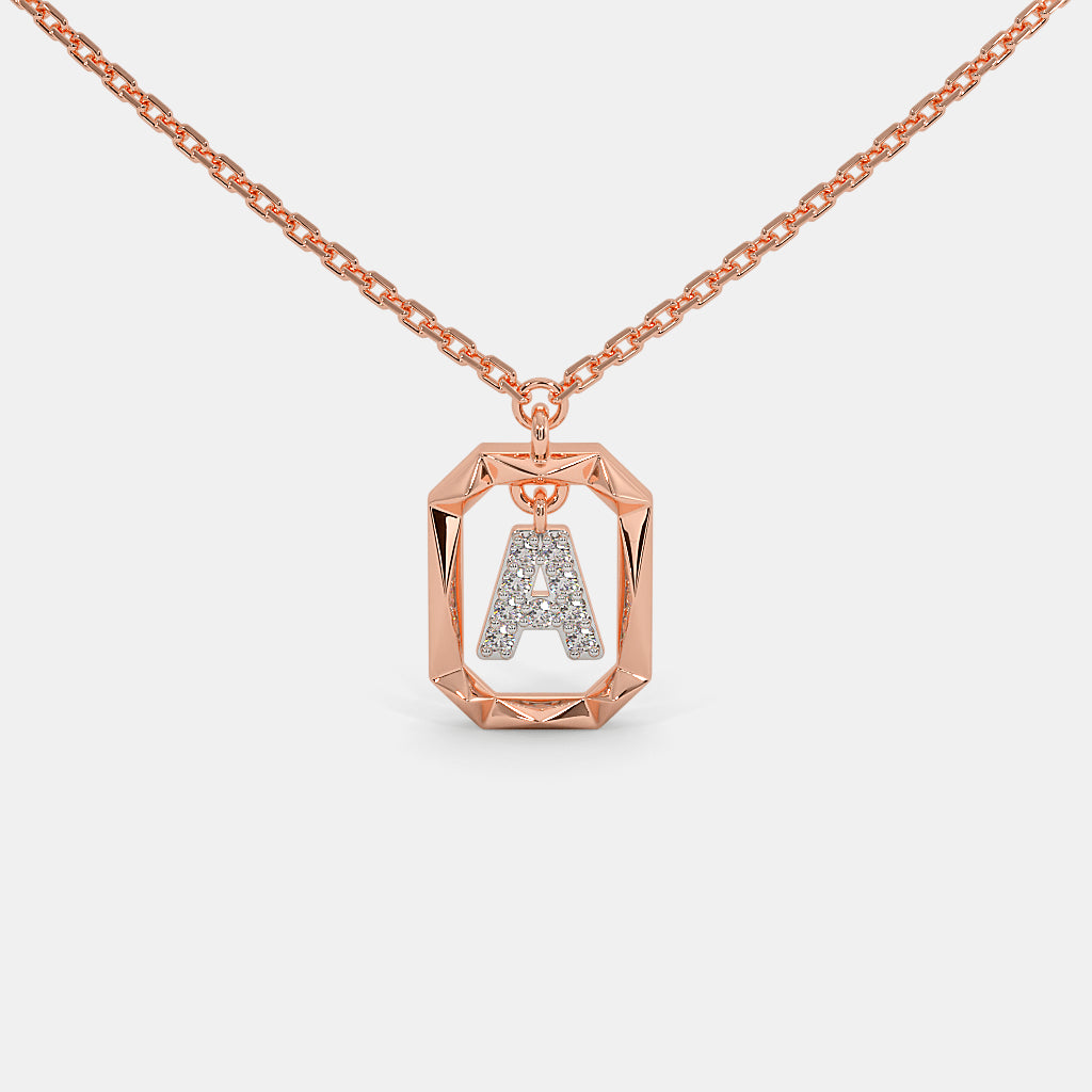 The Swiing A Initial Necklace