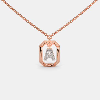 The Swiing A Initial Necklace